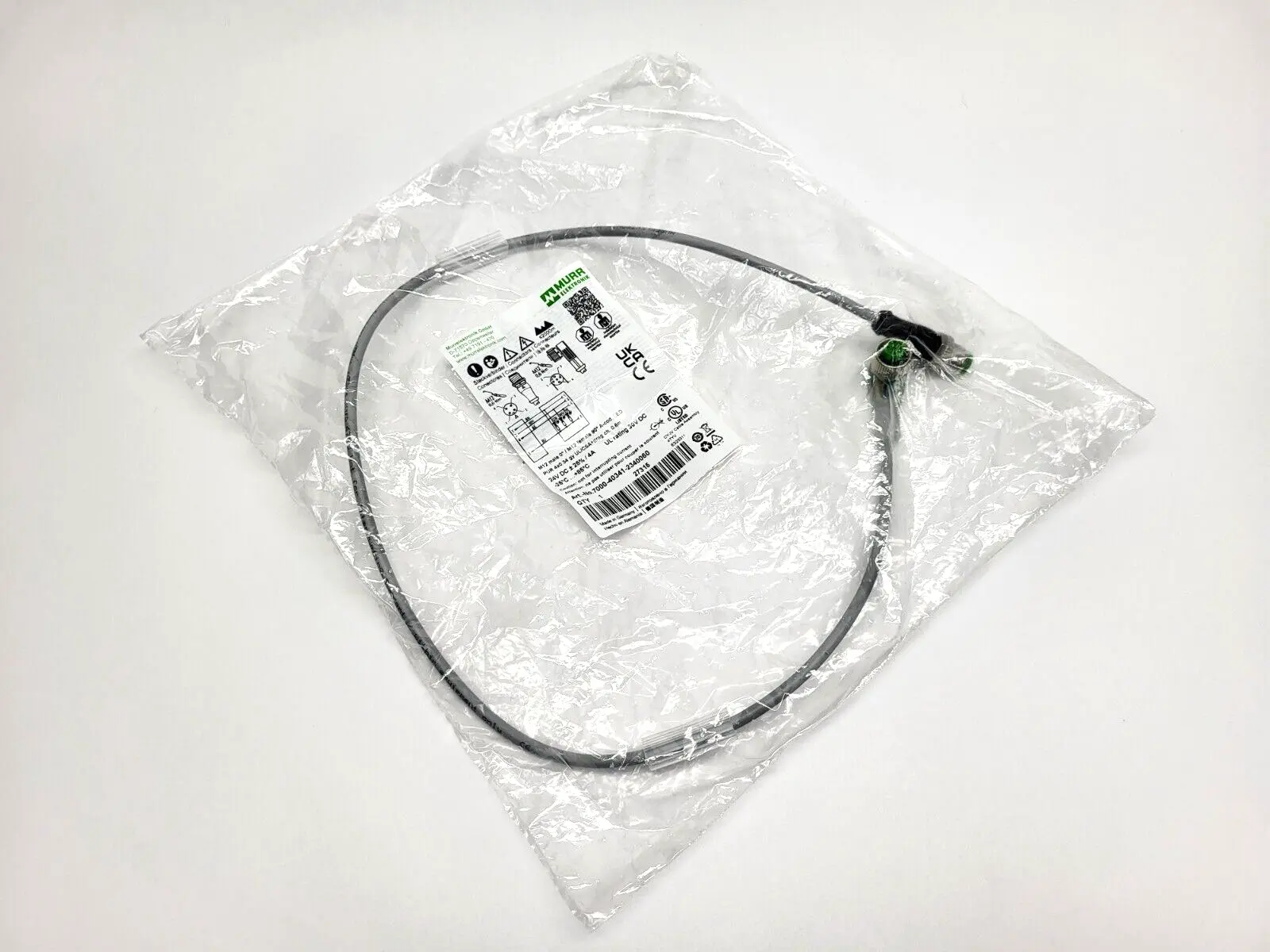 7000-40341-2340060 | Murr Elektronik  Cordset M12 Male Straight to M12 Female - New
