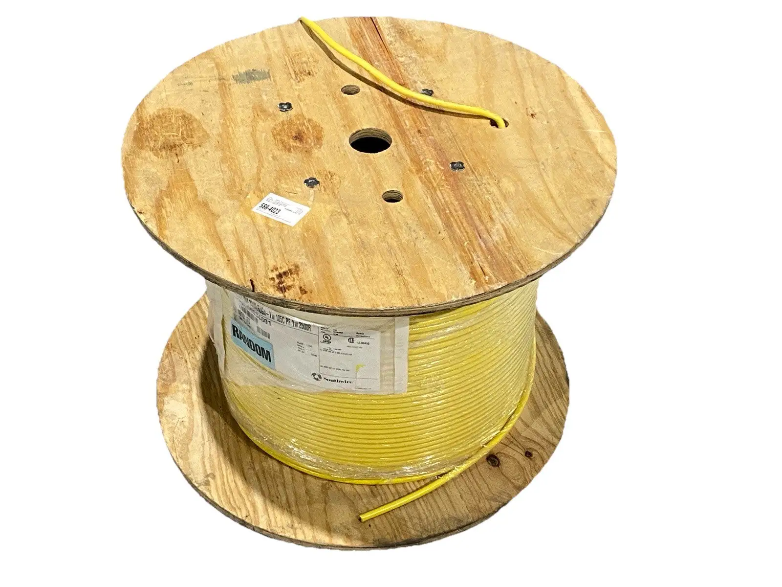 NEW SOUTHWIRE SJTOW SPECIALTY CORD 18 AWG 16 STRAND 4C PVC YELLOW 1000FT