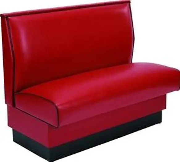 STANDARD SINGLE  BOOTH SEATING -  46 WIDE X 36" HIGH  VINYL - 6 COLORS
