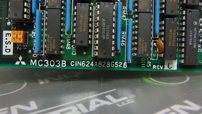 Mitsubishi MC303B MELDAS Control Board C1N624A828G52B Rev. C Used