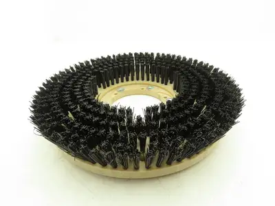 Trupar America TE222320 14" Medium Poly Brush for Rotary Floor Scrubber