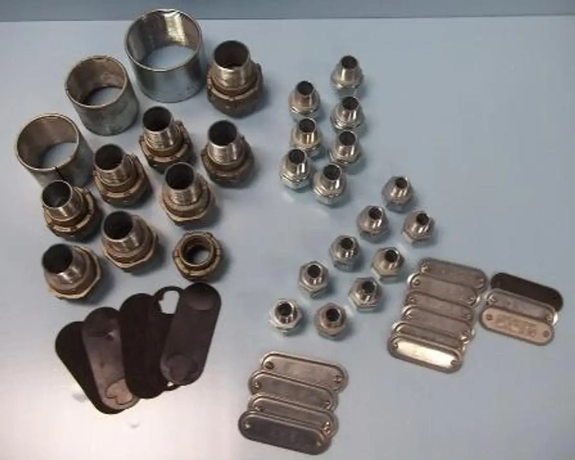 QTY. 1. LOT CROUSE HINDS ELECTRICAL FITTINGS CONSI...