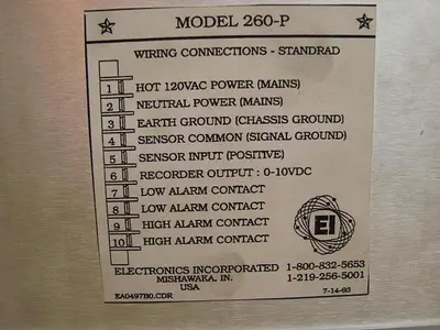 USED ELECTRONICS INC 260-P