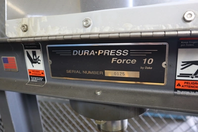 Used DURA-PRESS FORCE 10 H-Frame Presses Minnesota US | Machinesused.com #1384506