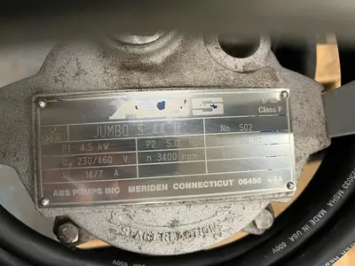 Used ABS JUMBO S-44-D Pumps | Surplus Asset Holdings #1206246