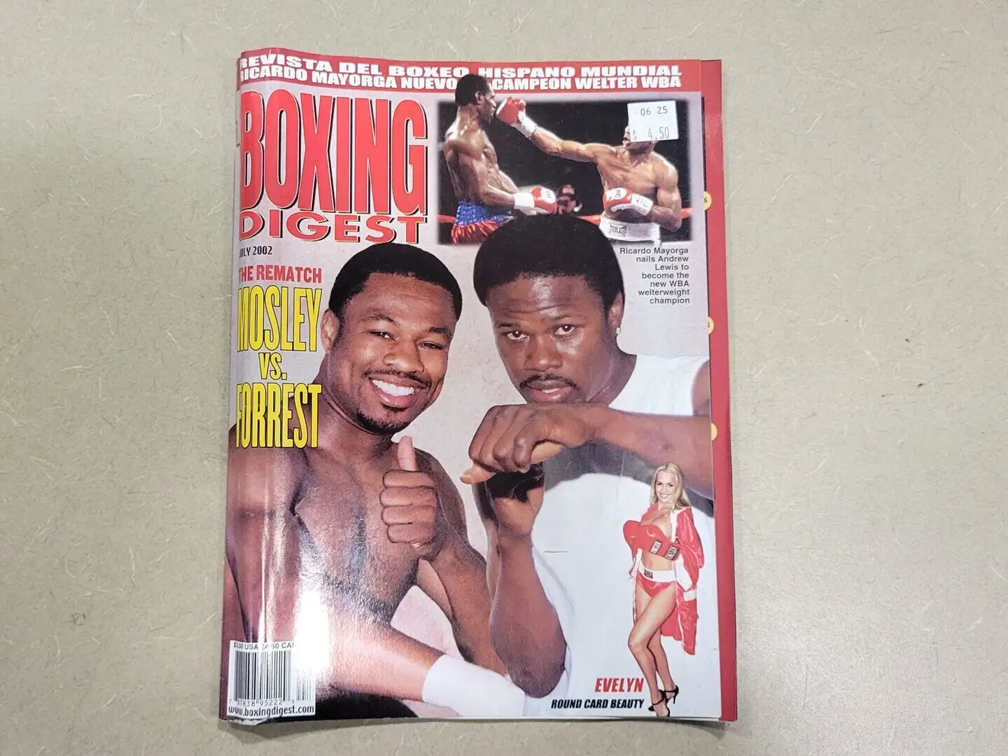 USED BOXING DIGEST JULY 2002