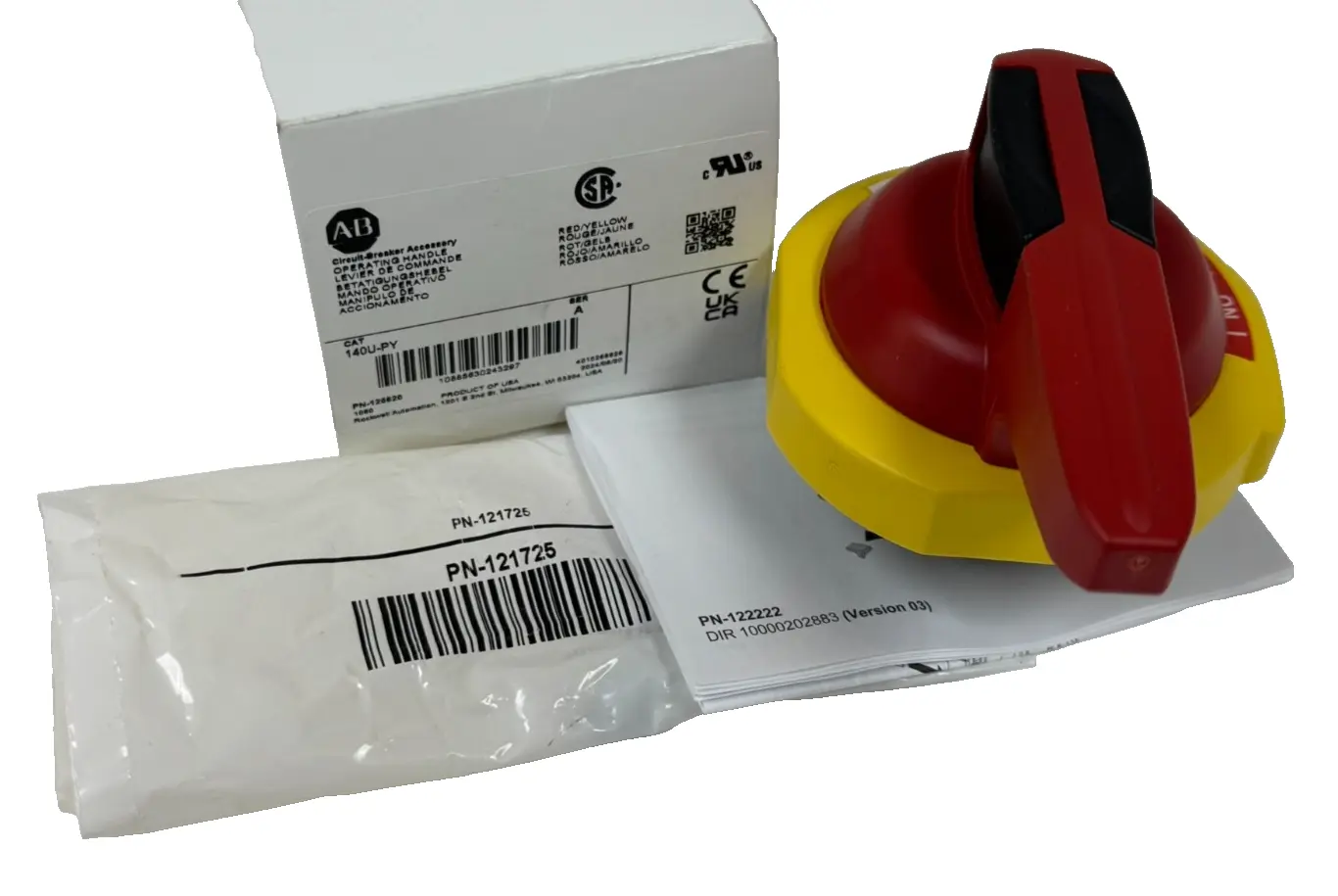 ALLEN BRADLEY 140U-PY OPERATING HANDLE SER. A 140UPY UNUSED SURPLUS