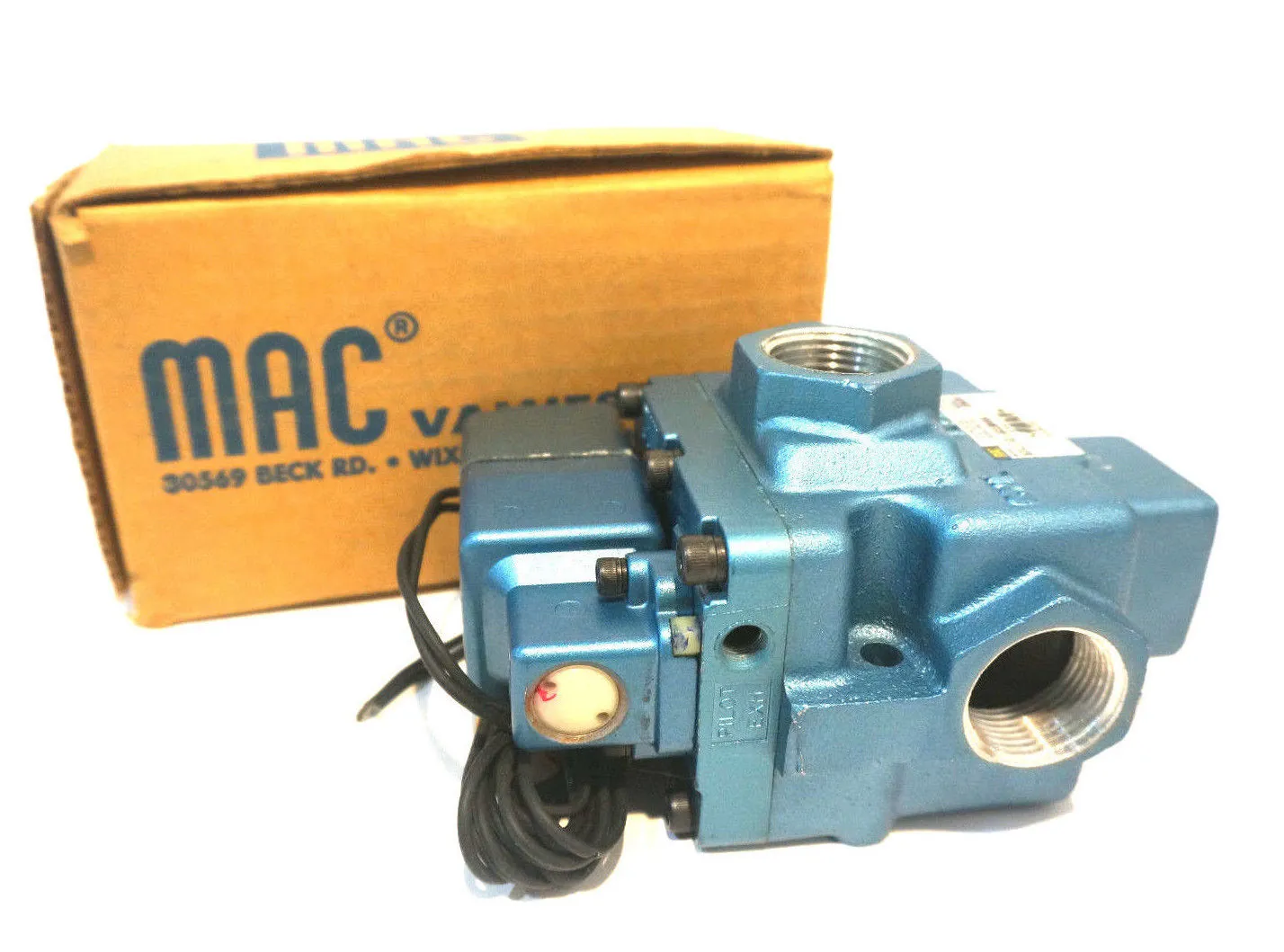NEW MAC VALVES 57C-13-522BABA PNEUMATIC VALVE 57C13522BABA