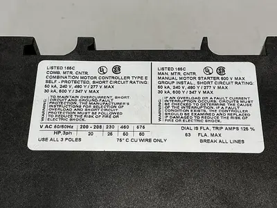 USED SIEMENS 3RV1041-4JA10
