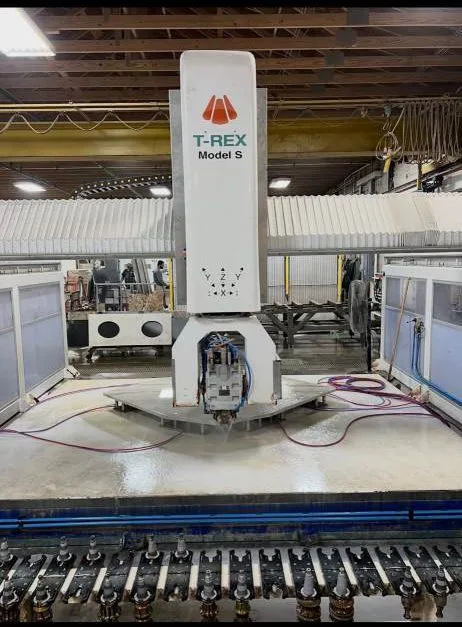 Used 2022 POSEIDON T – REX MODEL S  DUAL TABLE Stone CNC Machining Centers Michigan US | All Used Stone Equipment #1568693