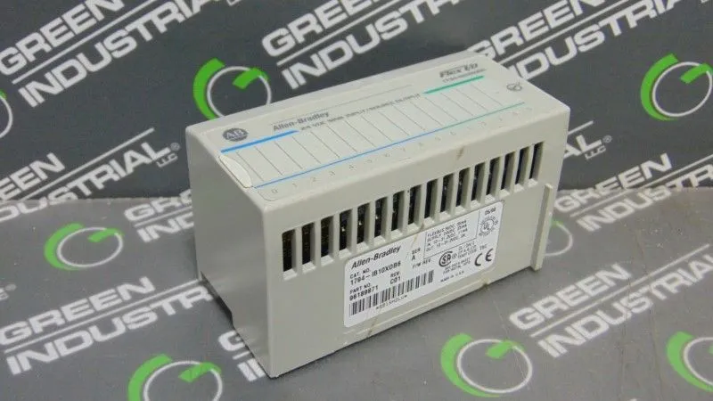 Allen Bradley 1794-IB10X0B6 Flex I/O 24VDC Sink Input/Source Output Module Used