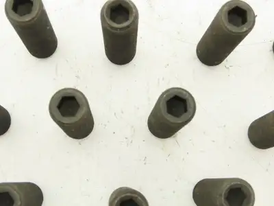 EZ Sockets 3/4-16 x 3" Cup Point Socket Set Screw 3/8" Hex Black Oxide 601468P  Lot of 19