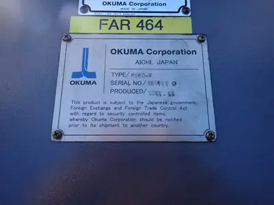 USED 2011 OKUMA CORPORATION GENOS M560V