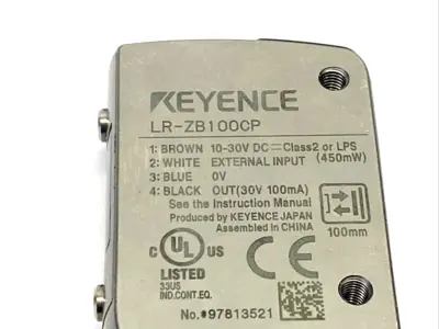 New | in-Stock KEYENCE LR-ZB100CP Photoelectric Sensors Michigan US | Maverick Industrial Sales #1390541