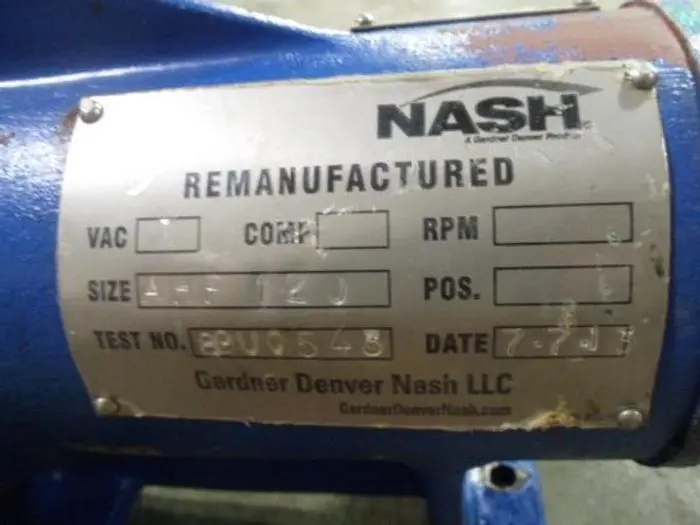 Nash AHF-120 Vacuum Pump