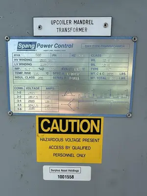 Used SPANG _UNKNOWN_ Miscellaneous Equipment (Electrical & Power) | Surplus Asset Holdings #1201680