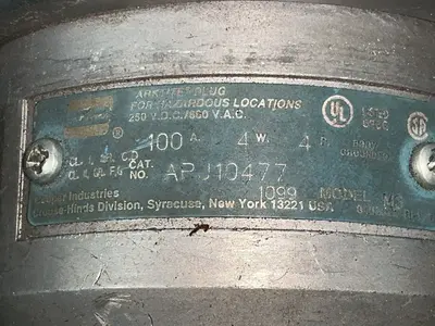 Used CROUSE HINDS _UNKNOWN_ Bus Bars & Plugs Ohio US | HGR 24 #1358101