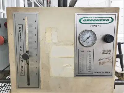 USED 1999 GREENERD PRESSES GREENERD HPB-10 PRESS