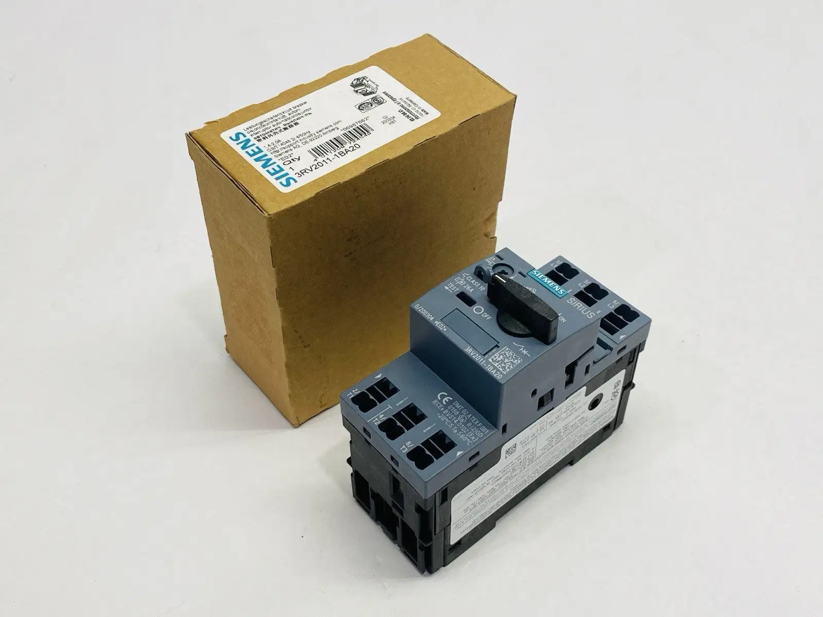 3RV2011-1BA20 | Siemens  SIRIUS Motor Protector Circuit Breaker 1.4-2.0A 600V - New Other