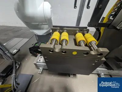 USED R+D Custom Automation R+D Custom Automation Robotic Labeler, Model Hermies+
