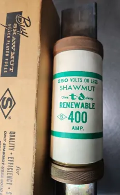 Ferraz Shawmut RF400 FUSE 250V 400A. Loc4E28