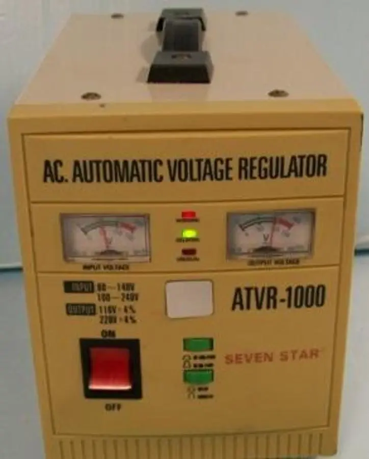QTY. 1. AC AUTOMATIC VOLTAGE-REGULATOR SEVEN STAR,...