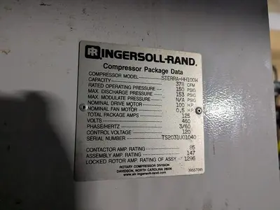 USED INGERSOLL-RAND SIERRA-HH100W