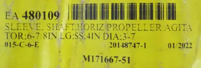 NEW VALMET M171667-51 SHAFT SLEEVE 6-7/8"L 4" DIA. 20148747-1 M17166751