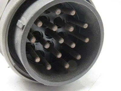 Round 2.1425" (54.50mm) Solder 16 Pin Male Cord Body Connector Amphenol Style
