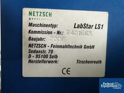 USED NETZSCH Netzsch Media Mill, Model Labstar LS1