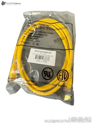 New | in-Stock MONOPRICE 350MHZ CAT5E PATCH CORD Electrical Fittings Kentucky US | Industrial Parts R Us Inc. #1461602