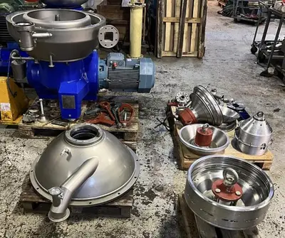 Alfa-Laval AFPX 810 XGV-74CG fat separator, 316SS.