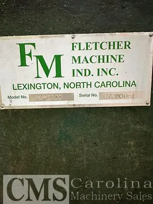 USED 1984 FLETCHER FM200D DOUBLE END TENNINER