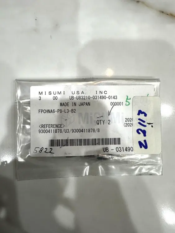 New | in-Stock MISUMI FPCHNA6-P8-L3-B2 LARGE HEAD LOCATING PINS Misc Industrial Equipment Arizona US | ASSET CONVERSION SPECIALISTS, INC. #321590