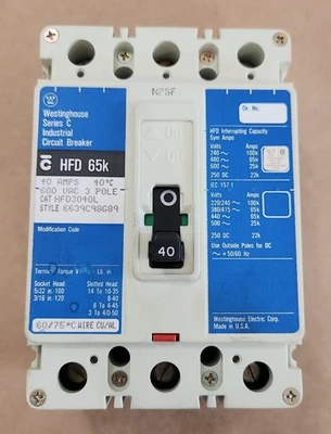 NEW Westinghouse HFD3040L