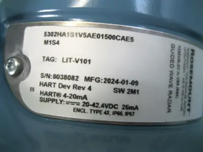 USED Rosemount 5302 HA1S1V5AE01500CAE5 M1S4