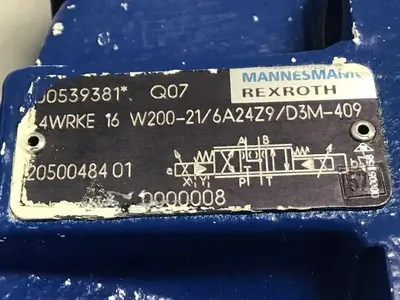 USED MANNESMANN REXROTH 4WRAP 6 W7-04-21/24K4/M