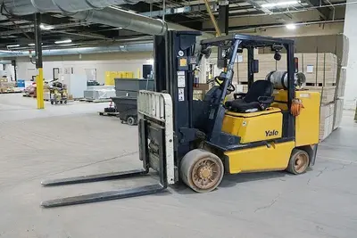 USED YALE GLC120MGNGAE085RATED FOR 11,000 LBS AT 24" LOAD CENTERMAX LIFTING HEIGHT 170"