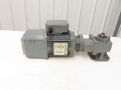 Sew Eurodrive WHF37 DRN90S4/BE2 Brake Gearmotor 1.1Kw 220/380V 1762/112rpm 15.67