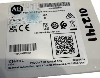 ALLEN BRADLEY 1734-IT2I DIGITAL OUTPUT MODULE SER.C 1734IT2I NEW, SURPLUS