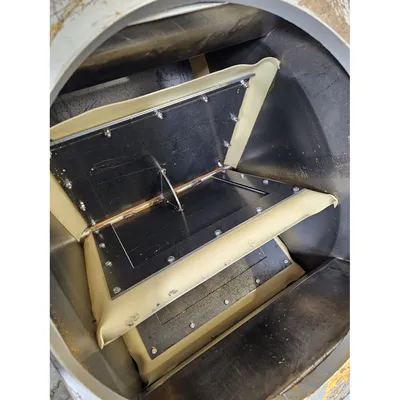 Used 20" diameter Mild Steel Rotary Airlock Star Valve - [Blow-thru]