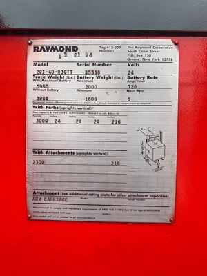 Used 1994 RAYMOND 20I-4D-R30TT Misc Forklifts Wisconsin US | Forklifttrader.com #1678261