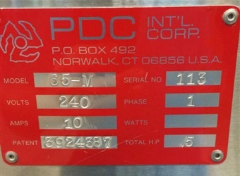 Used PDC PDC 65M SHRINK SEALER Cappers Tamper Evident - Neck Banders New York US | Michael Benalt Inc #1274341
