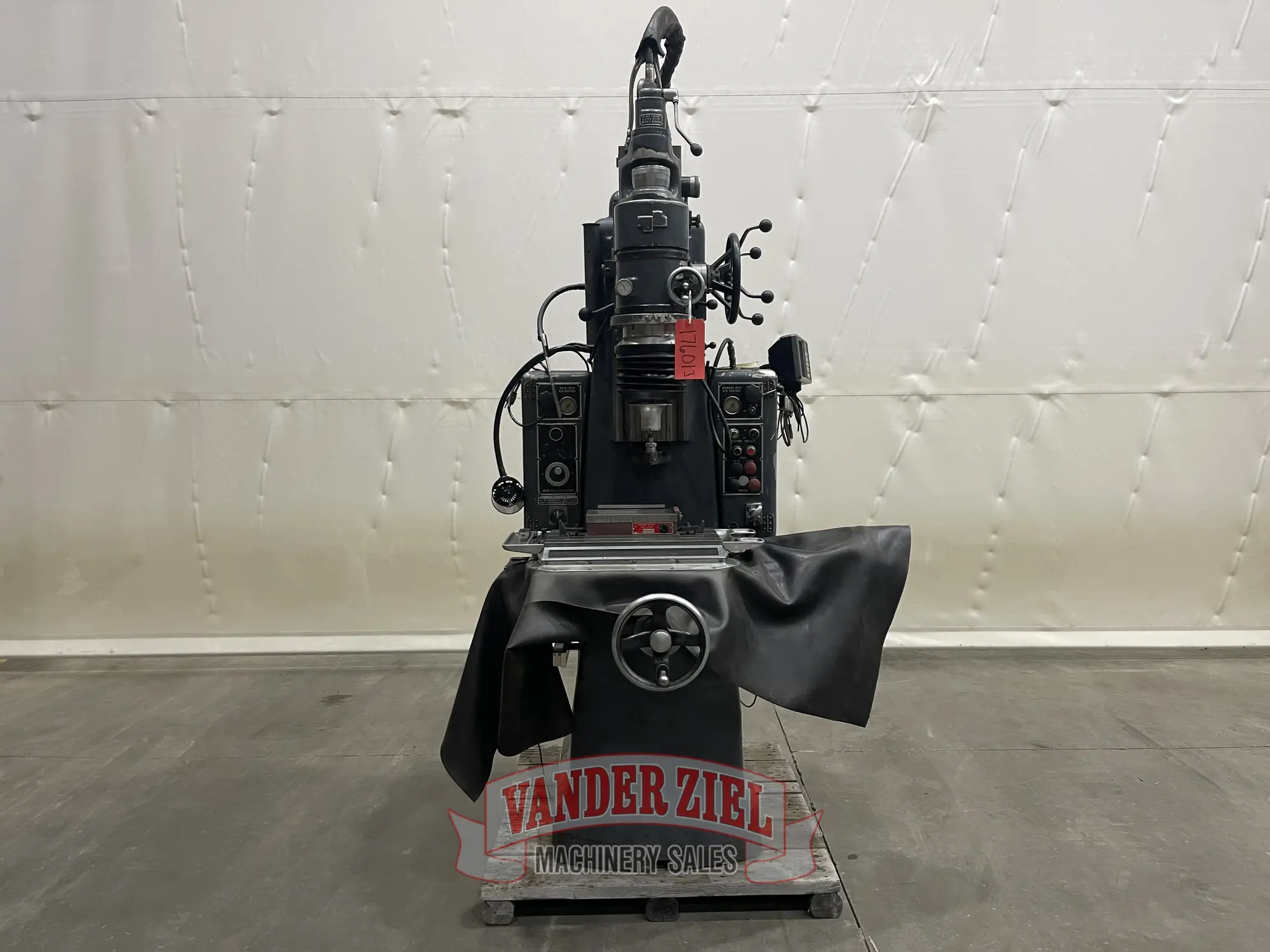 Moore No. 2 Jig Grinder, 19" x 10" T-Slotted Table, Auto Feed, Anilam Wizard 211 2-Axis DRO,  5" x 10" Magnetic Chuck