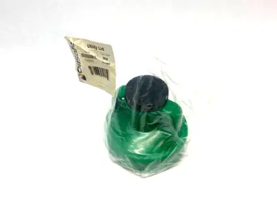 NEW OILSAFE MULTI-PURPOSE UTILITY LID, MID GREEN, 48MM OPENING