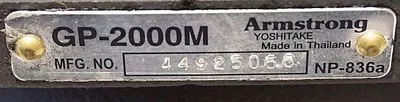 NEW ARMSTRONG 44925055 MAIN VALVE 1" BODY GP-2000M