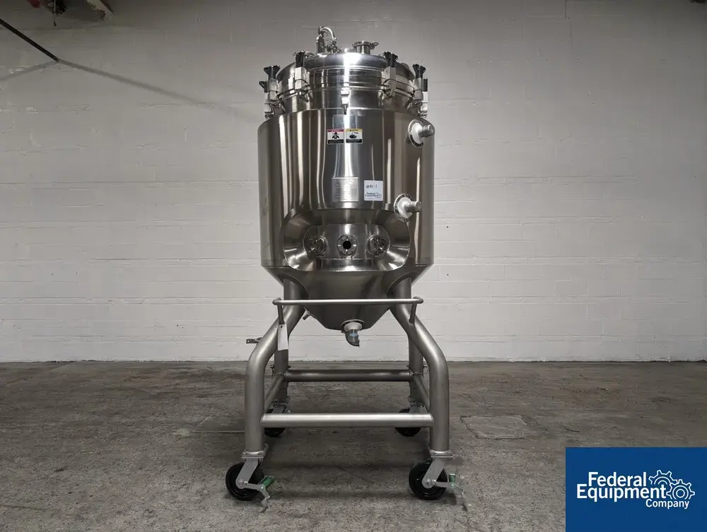USED A&M Process 500 Liter A&B Process Receiver Tank, 316 S/S, 44/150#