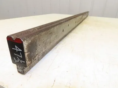 Press Brake Die 47-1/2" Long 90° V 3/8" W 3/16" D 1-3/4" H 1/2" Tang