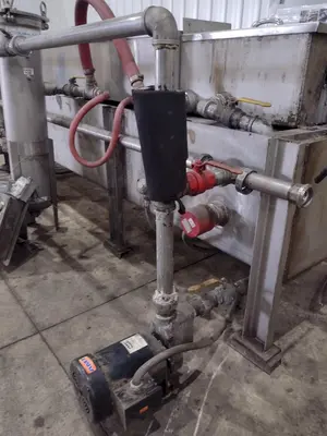 4" CAPACITY ULTRASONIC BAR & TUBE CONTINUOUS WASHER: STOCK #22589
