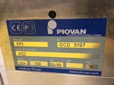 USED PIOVAN GR3